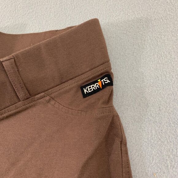 Kerrits Riding Pants Womens Large Brown Knee Patch Bootcut Equestrian Breeches - Picture 4 of 14